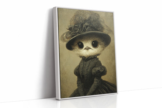 Regal Owl in Elegant Attire