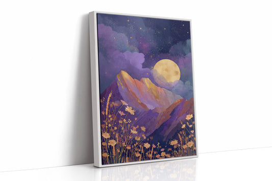Moonlit Serenade of Wildflowers