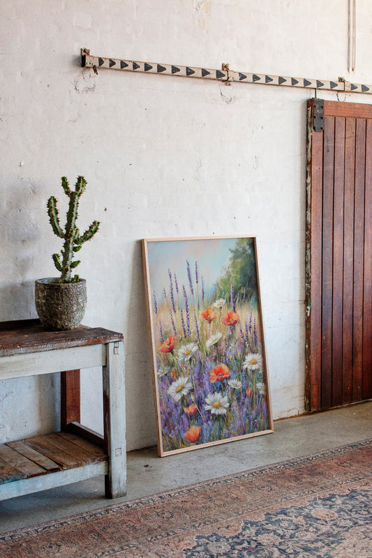 Fields Awash With Colorful Blooms