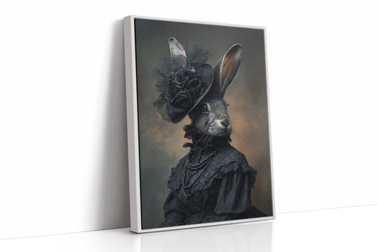 A Rabbit's Midnight Elegance