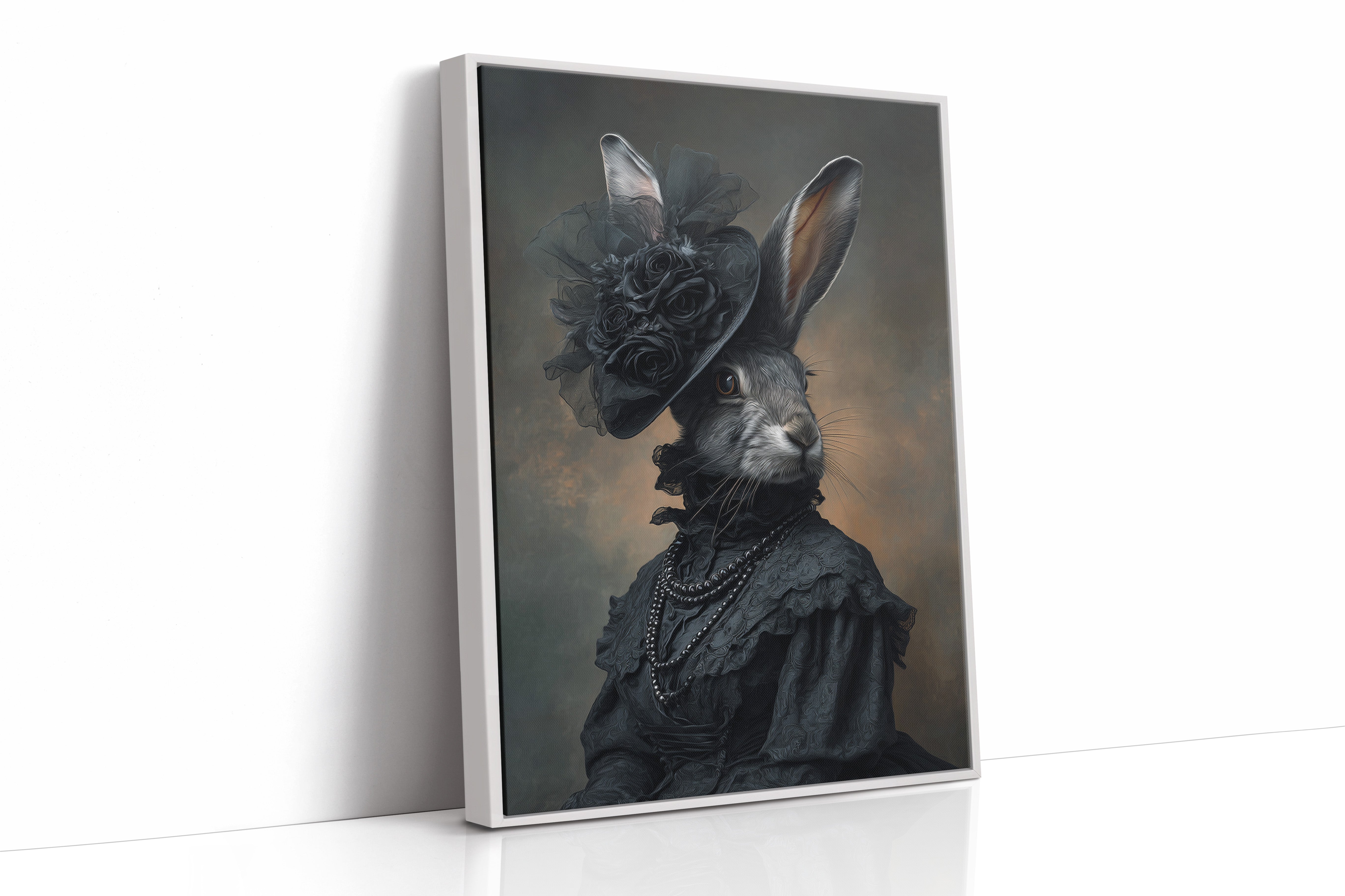 A Rabbit's Midnight Elegance