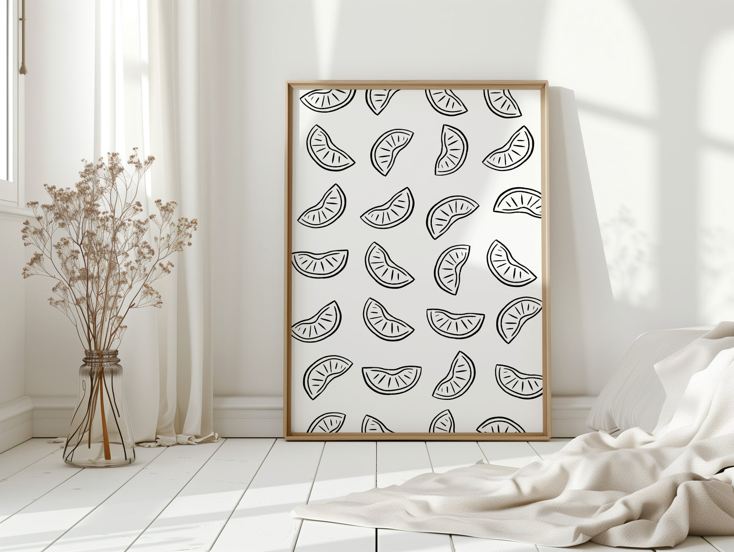 Citrus Slices Dance In Summer