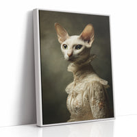 Regal Feline in Vintage Attire