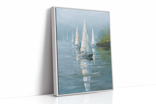 Sails Embrace the Morning Mist