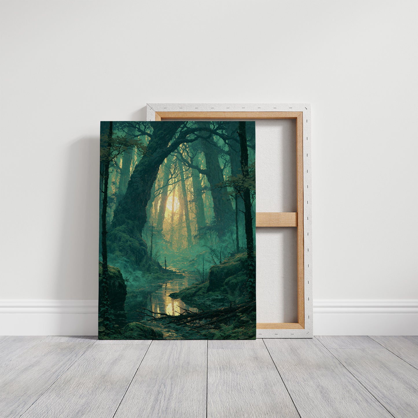 Emerald Hollow: Sunlight Through the Ferns