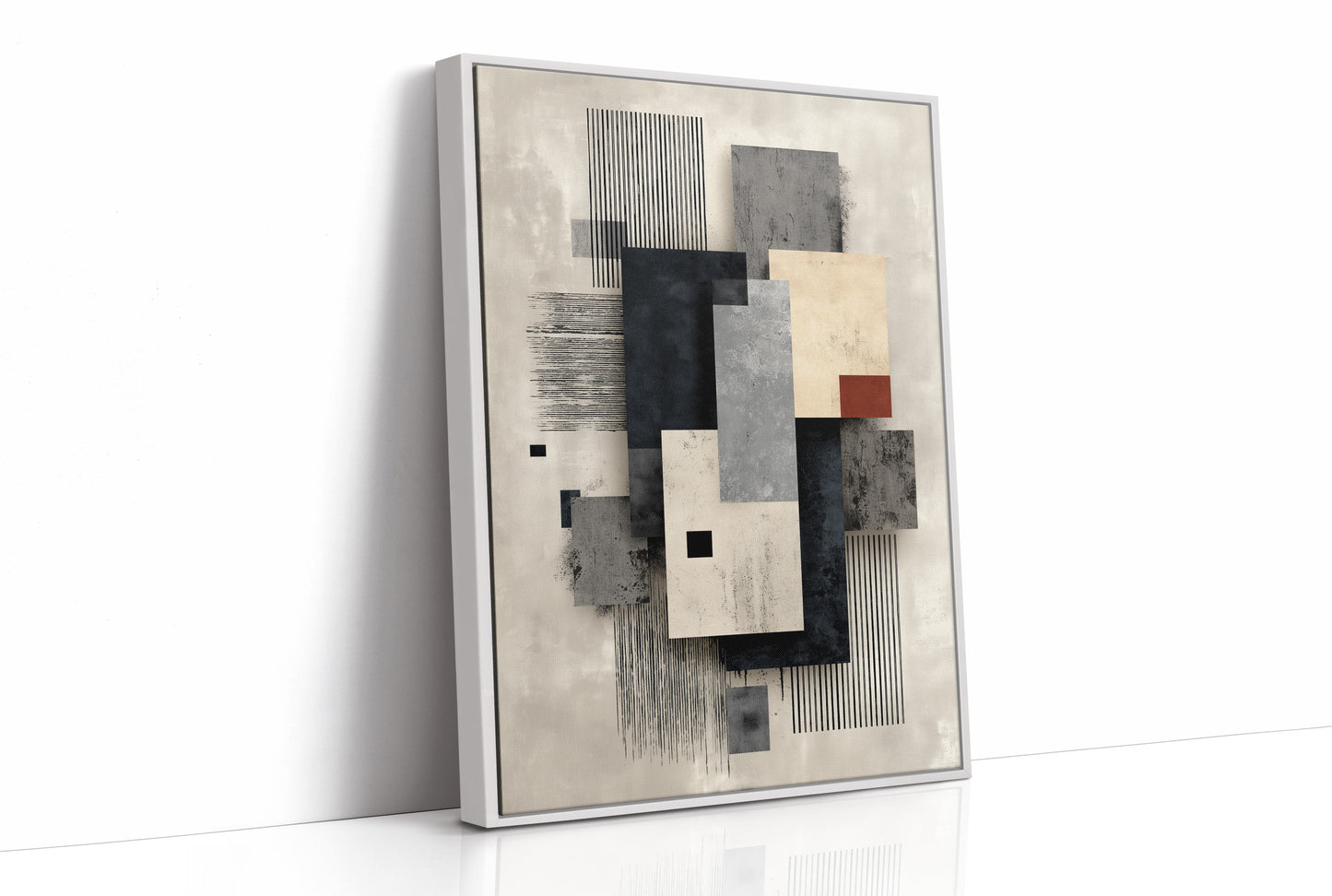 Concrete Poetry In Geometric Balance