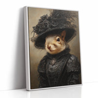 Regal Squirrel in Victorian Attire