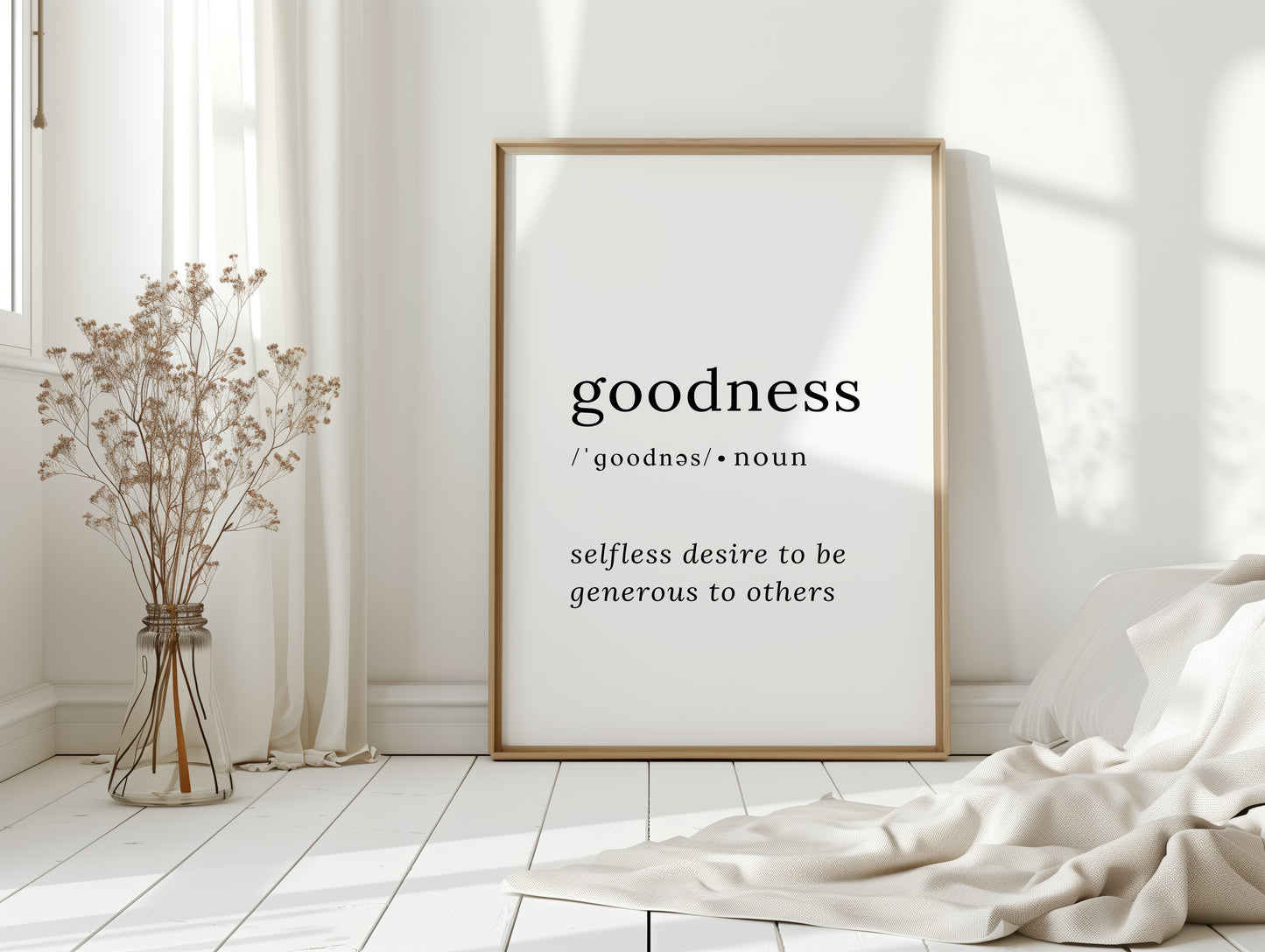 Simple Words Define Noble Hearts