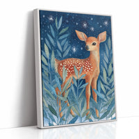 Fawn Among Starry Leaves