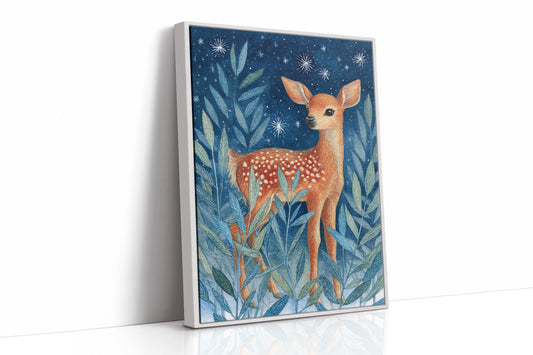 Fawn Among Starry Leaves