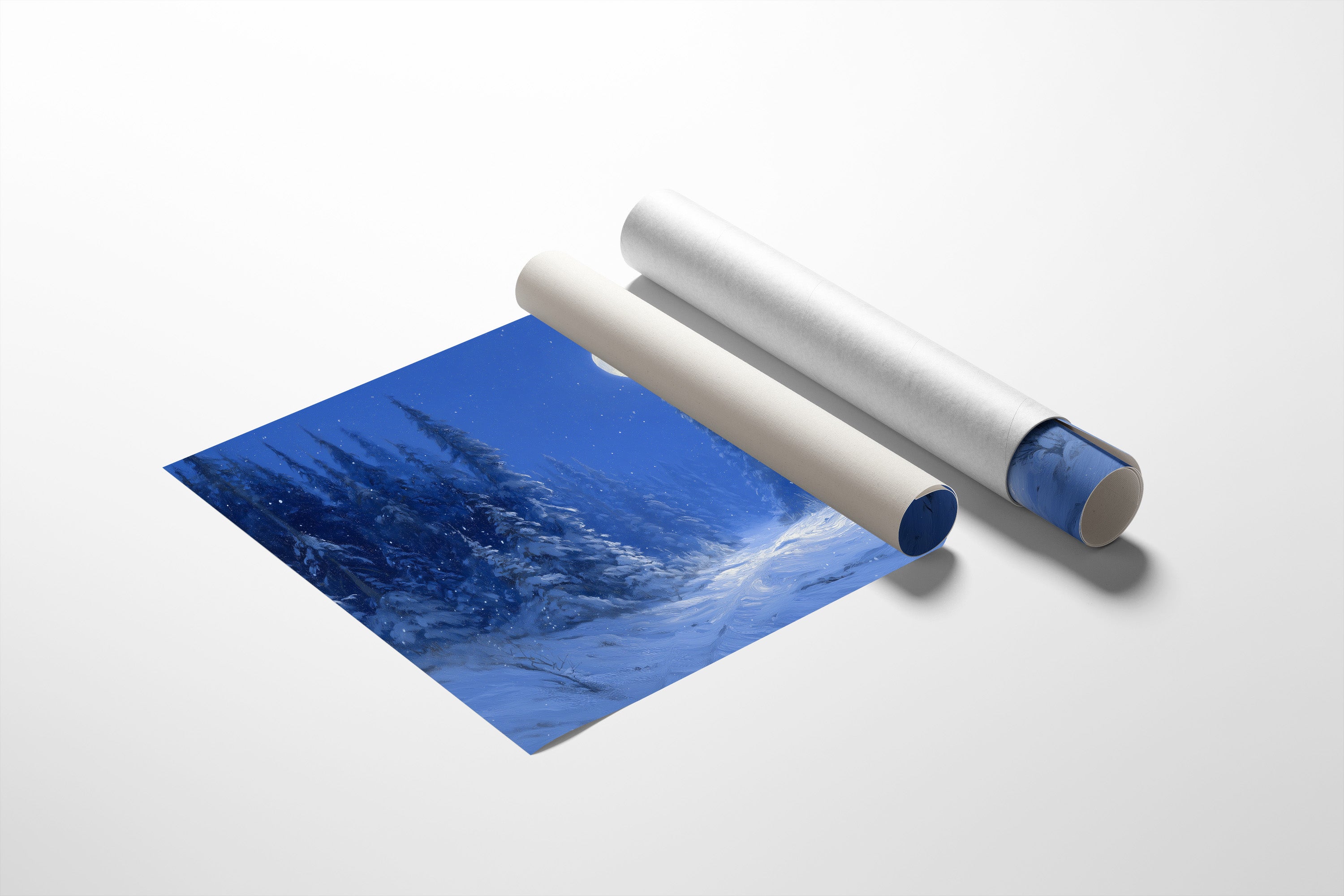 Frost Path Under Winter's Glow