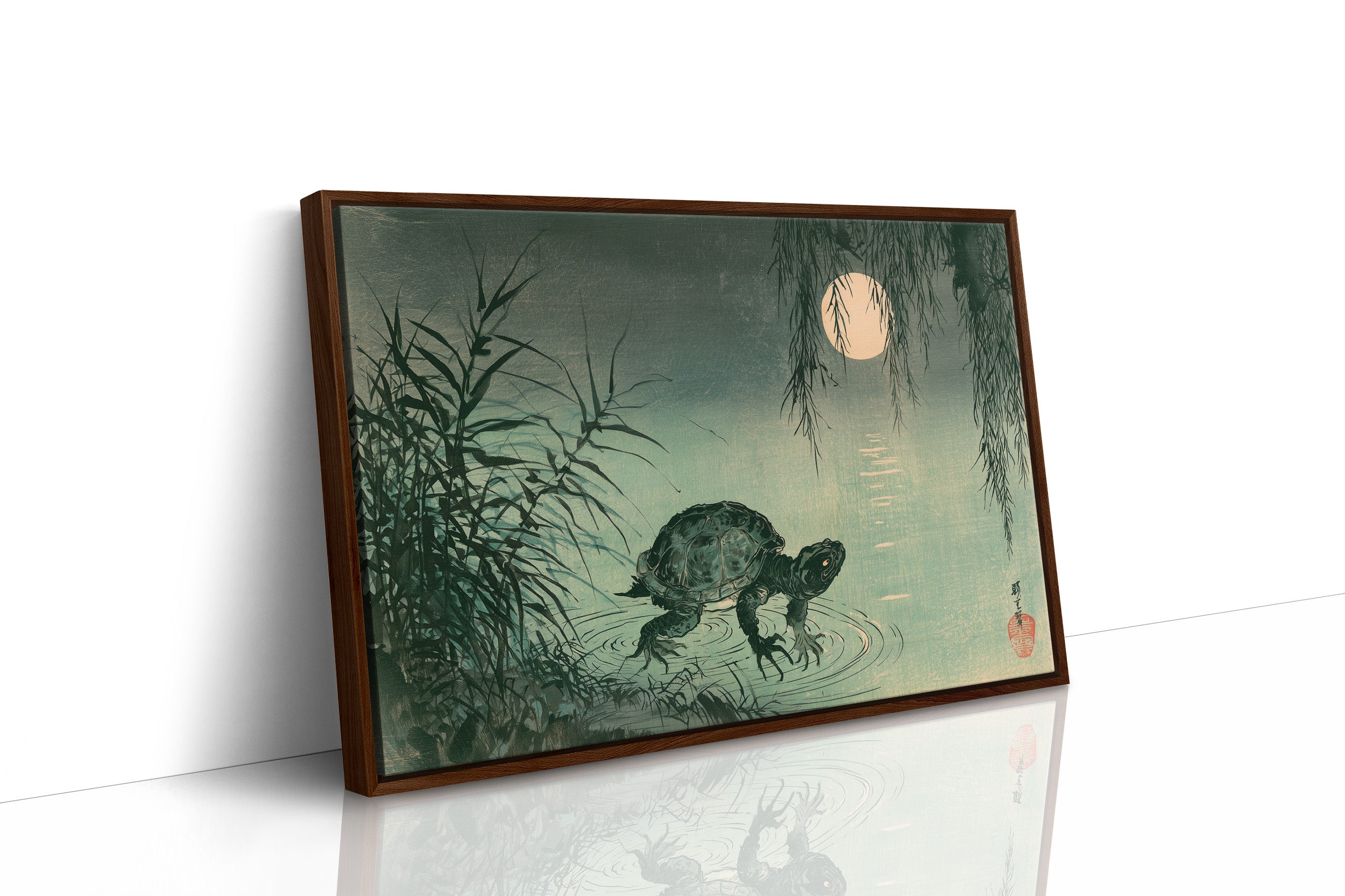 Turtle Beneath the Willow Moon