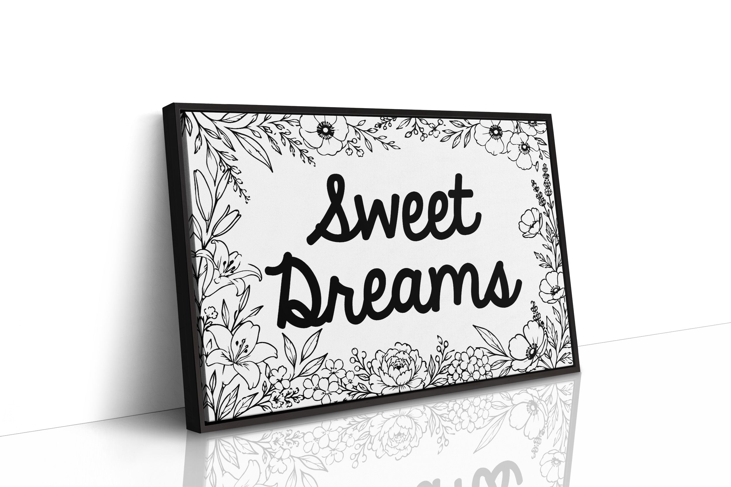 Sweet Dreams Botanical Line Art