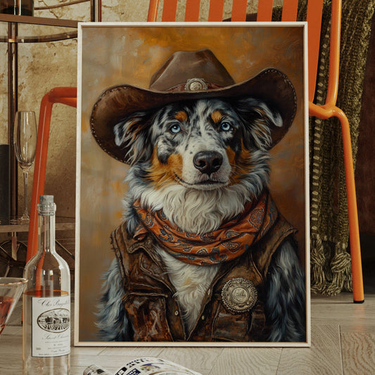Australian Shepard Sheriff of the Painted Plains