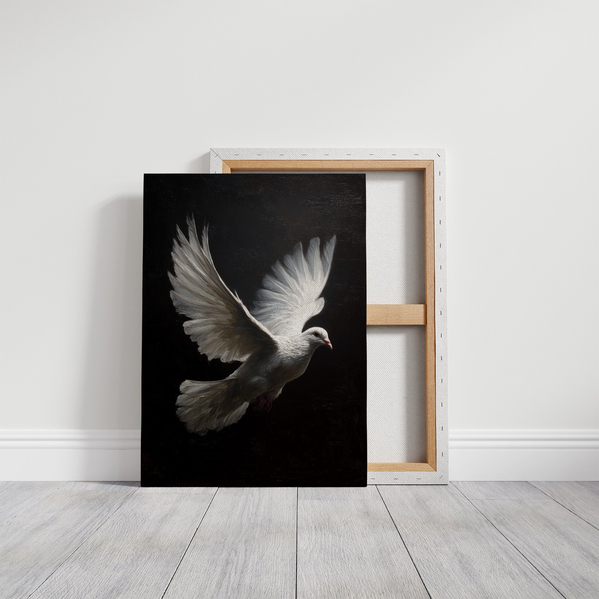 Flight Against Midnight's Canvas