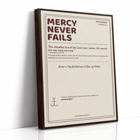 Mercy Never Fails