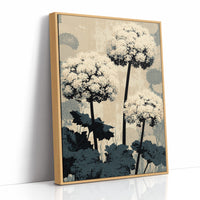 Hydrangea Stems in Silhouette