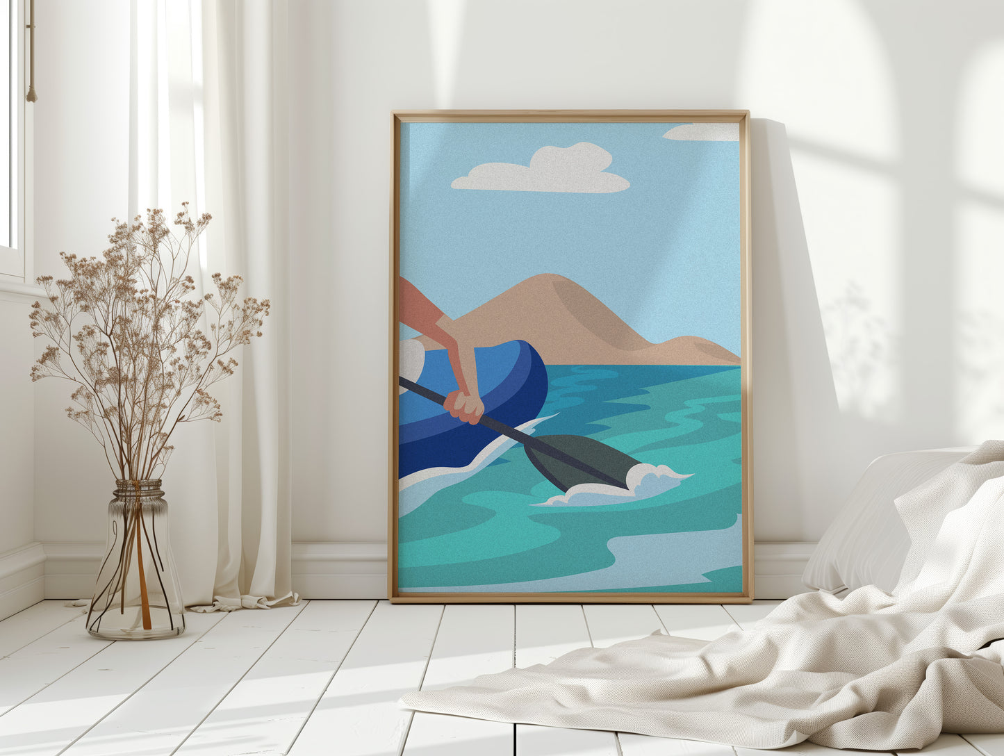 Paddle Through Mountain Lake Serenity