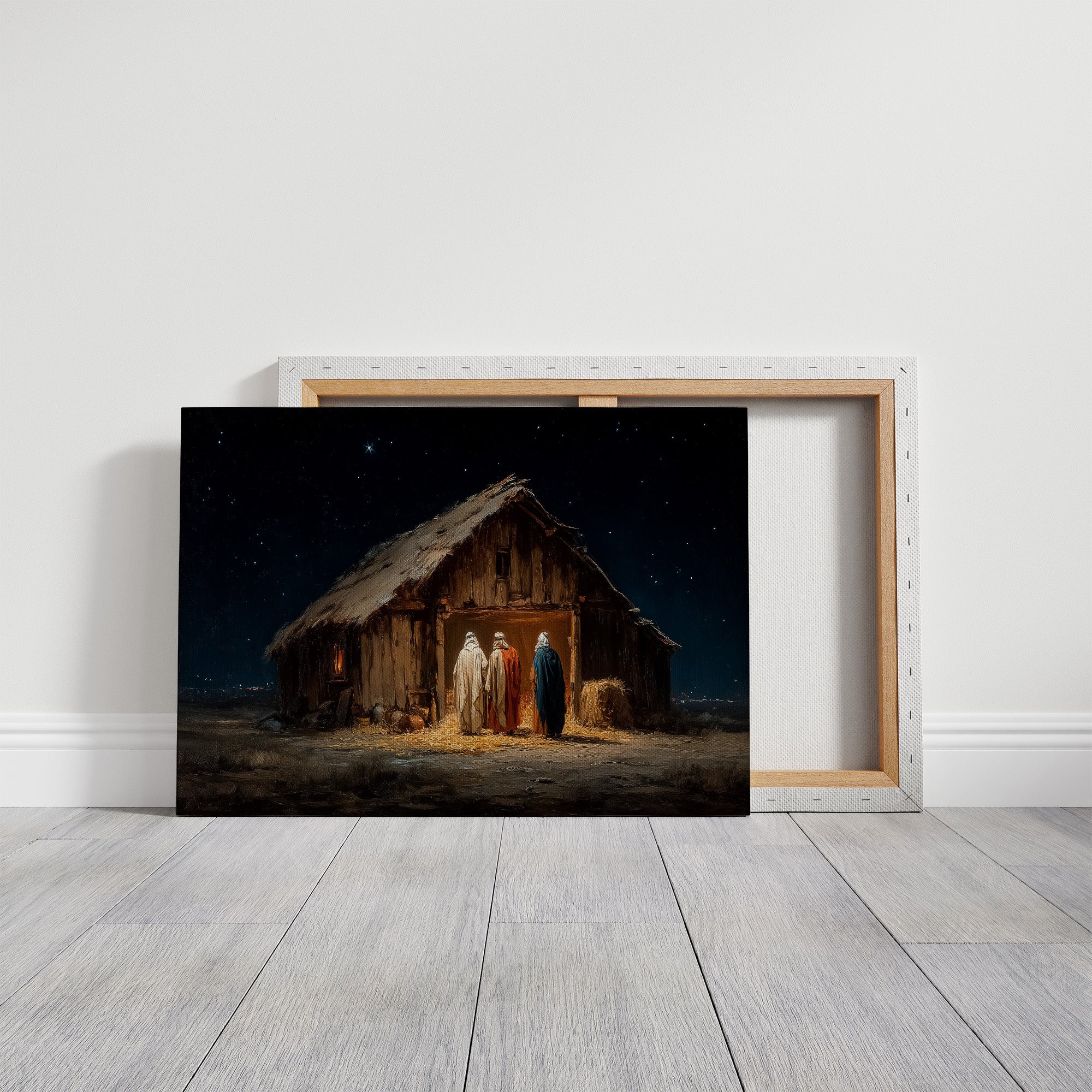 Starlit Manger Beckons Through Time