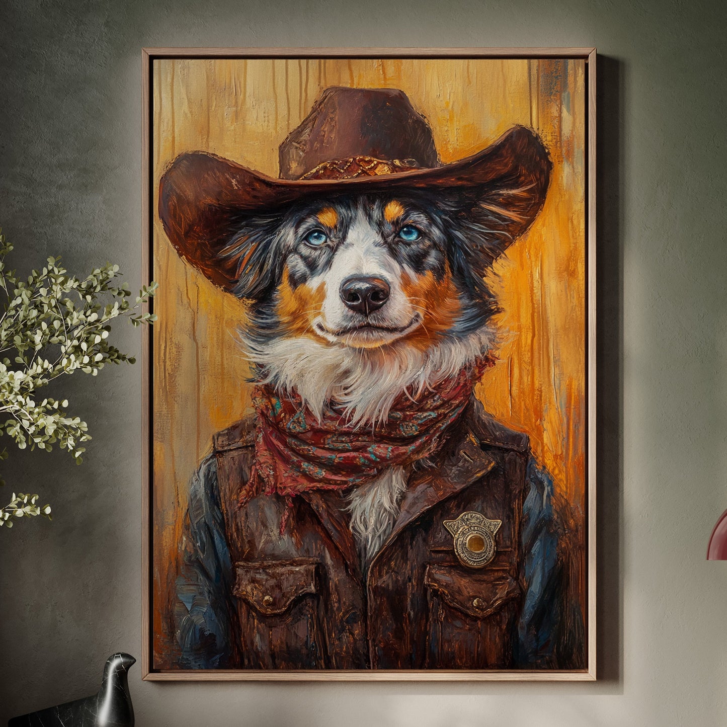 Australian Shepherd Cowboy Deputy