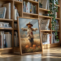 Harvest Guardian Watches Golden Fields