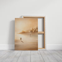 Ethereal Journey Through Amber Waters
