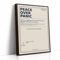Peace Over Panic