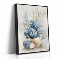 Coastal Memories In Muted Blue
