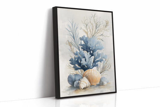 Coastal Memories In Muted Blue