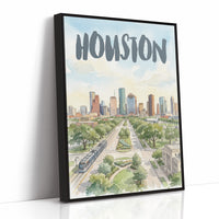 Houston in Watercolor