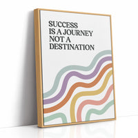 Success Is A Journey Quote Print