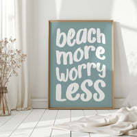 Coastal Letters Paint Simple Freedom