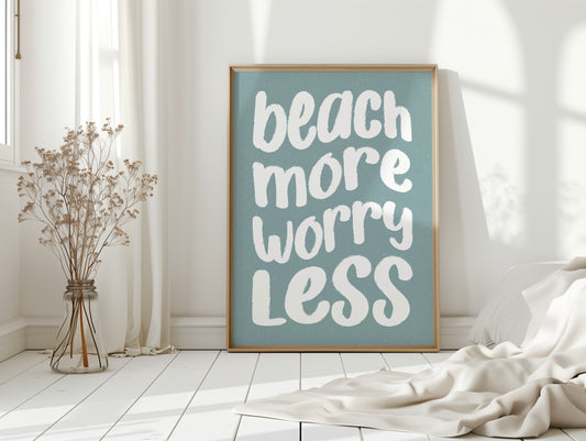 Coastal Letters Paint Simple Freedom