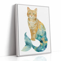 Emerald Tides and Feline Grace