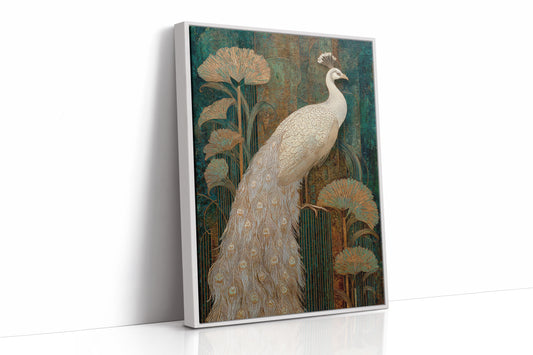 Regal Elegance Amongst Golden Blooms