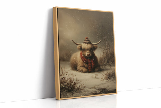 Highland Calm In Falling Snow