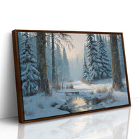 Snow Pines Guard Winter's Stream