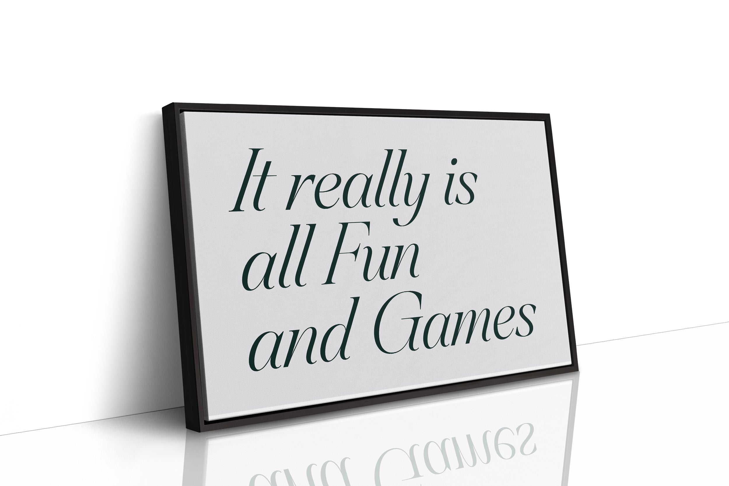 It Really Is All Fun and Games