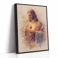 Sacred Heart In Gentle Light