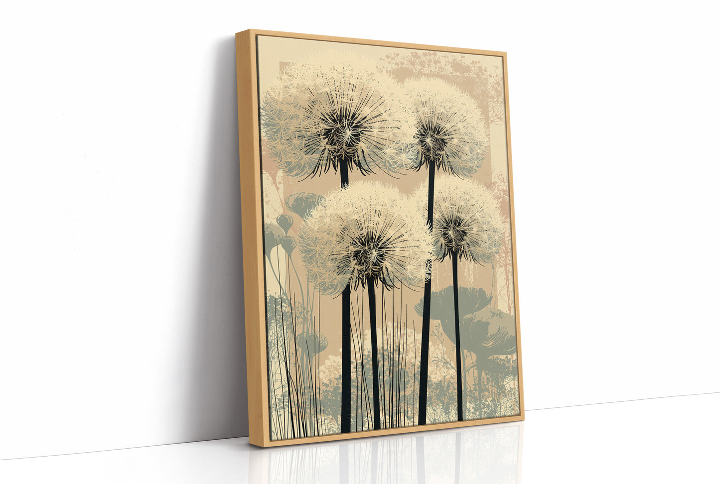Dandelion Field in Soft Focus