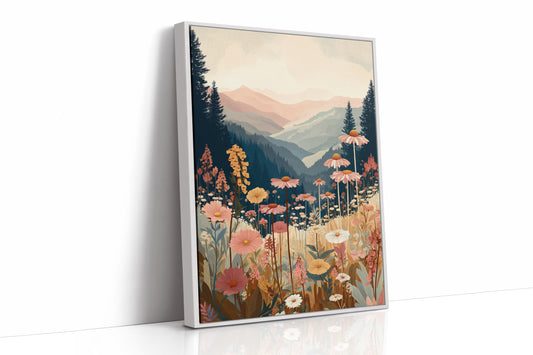 Fields Where Mountains Embrace Light