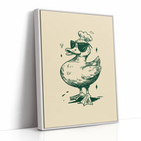 The Chef Duck Struts Proudly