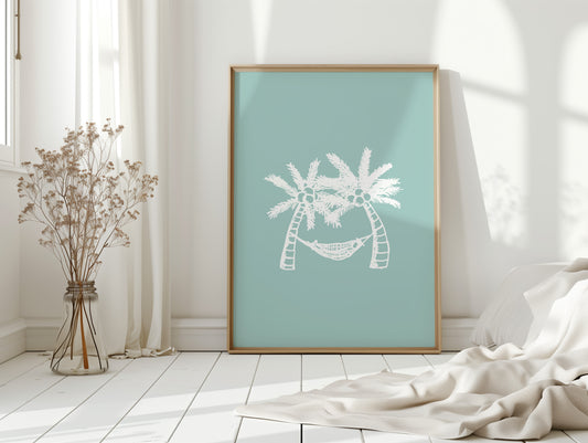 Island Rest Between Gentle Palms