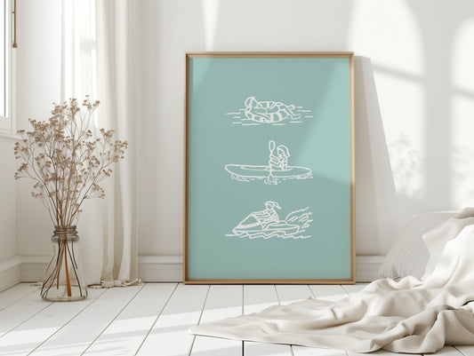 Lake Days Float Through Memory