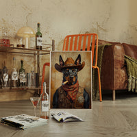 Doberman Marshal with a Steel Gaze