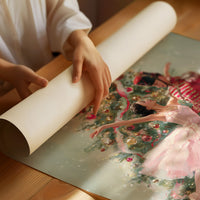 December's Dance Beneath Falling Snow