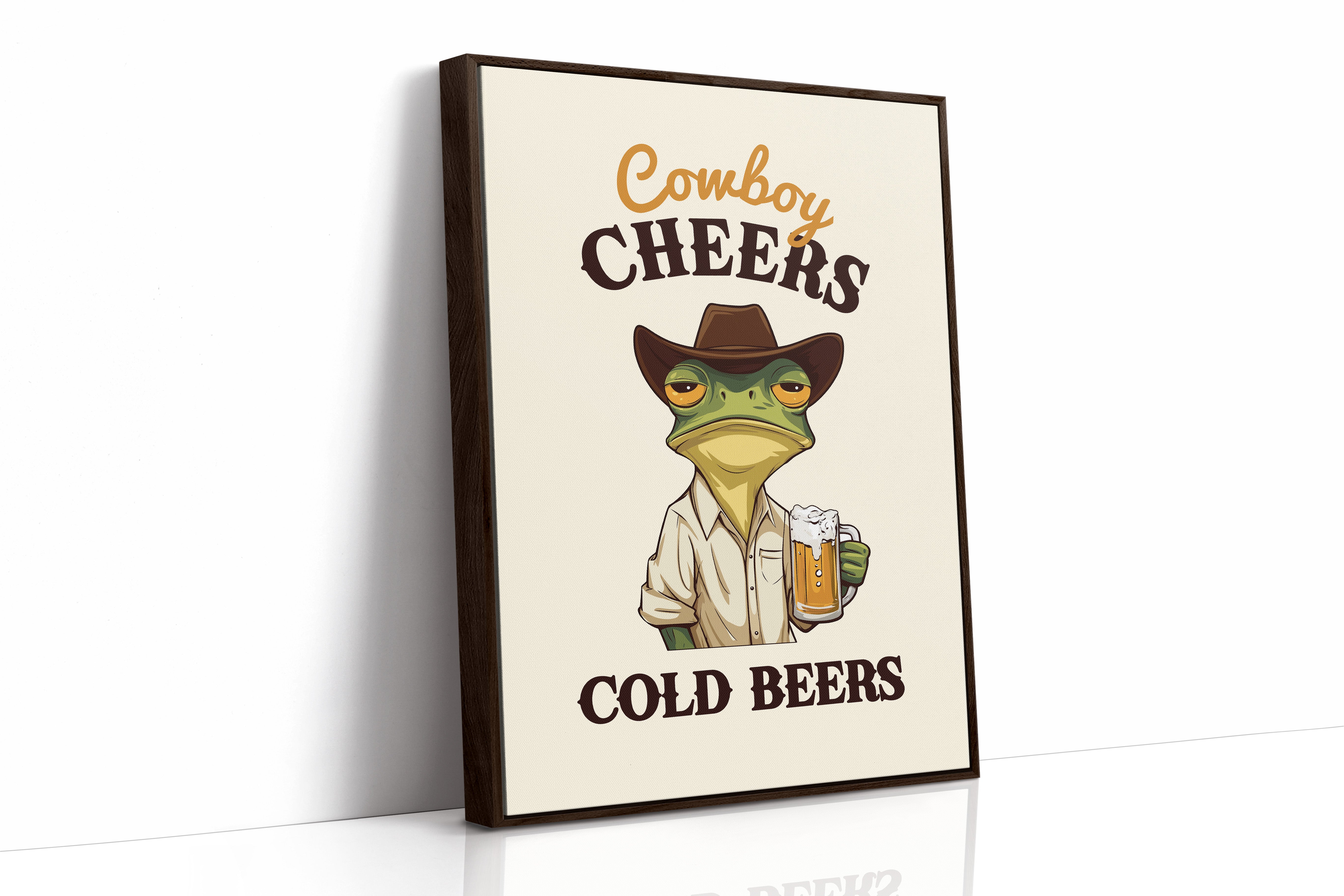 Cowboy Cheers Cold Beers