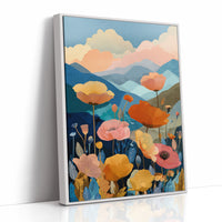 Mountains Blooming with Colorful Life