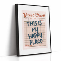 Check, Please — I'm Staying