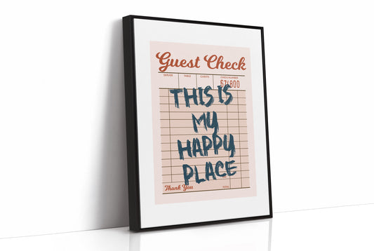 Check, Please — I'm Staying